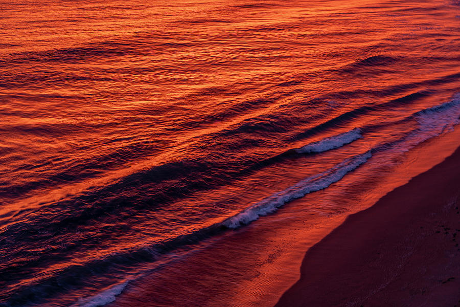 Red Sunset Mazatlan Photograph by Tommy Farnsworth