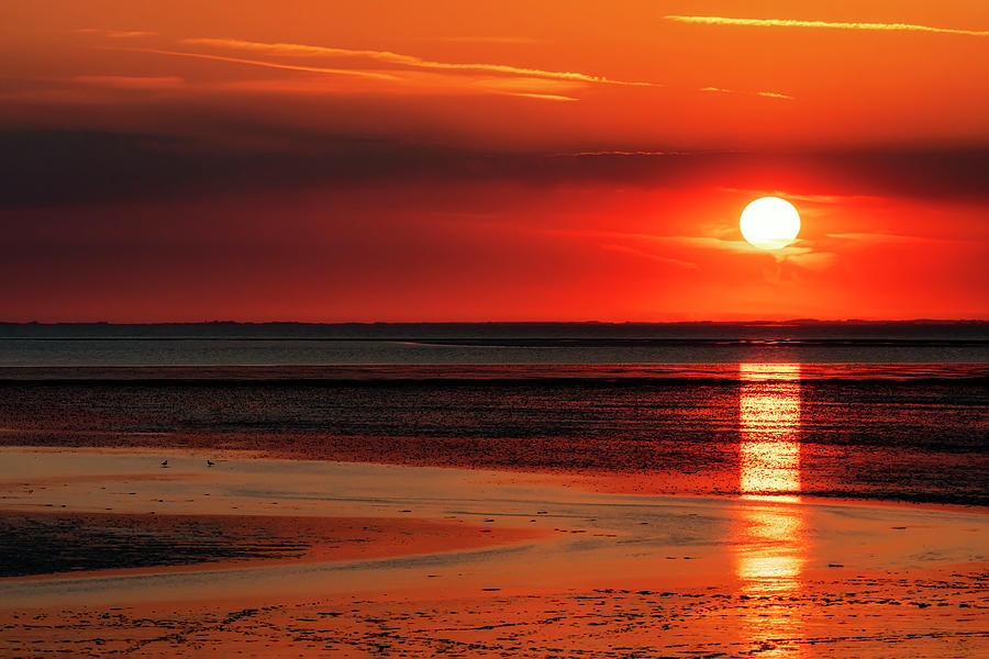 Red Sunset Photograph by Scott Carruthers