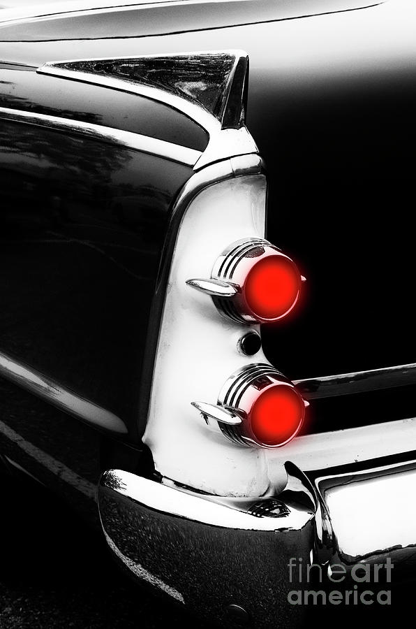 Red Tail Lights Photograph by Bob Christopher