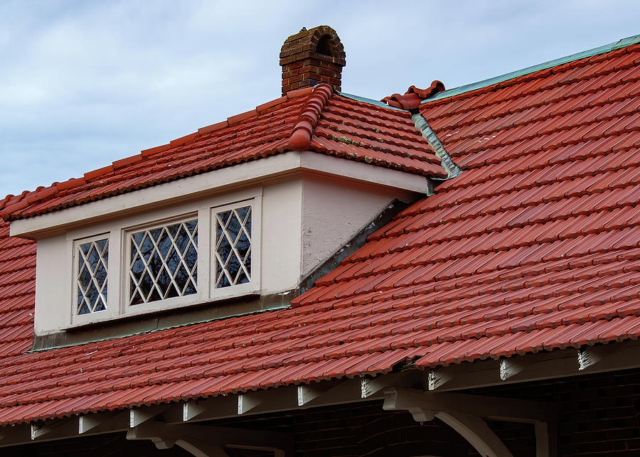 Red Tile Roof Photograph by David Beard