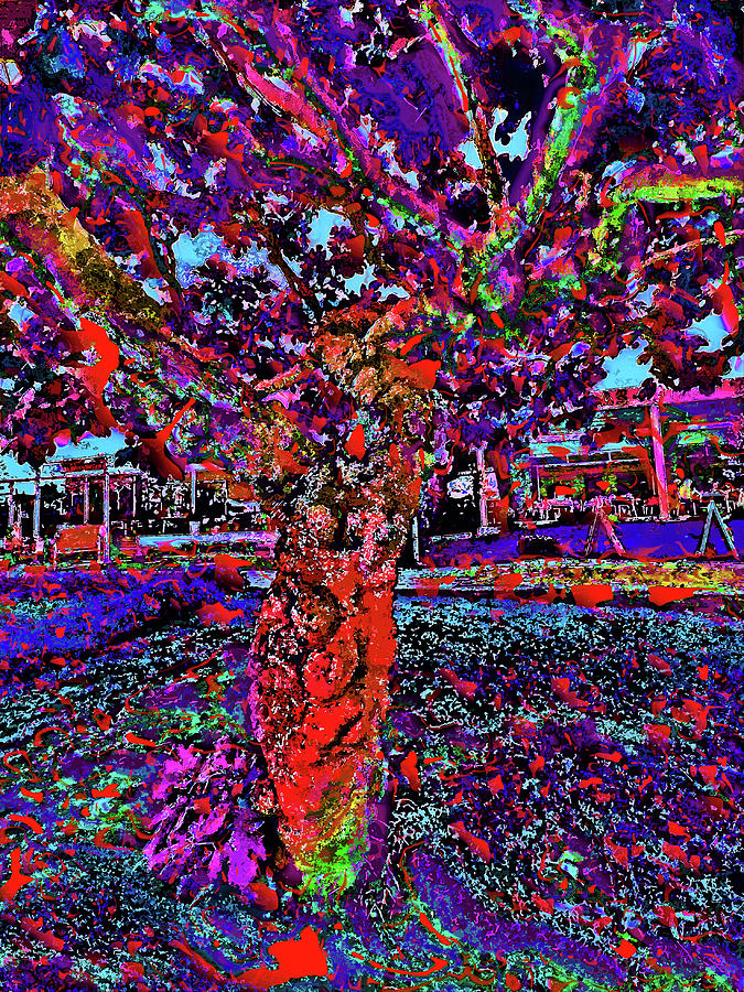 Red Tree. Digital Art