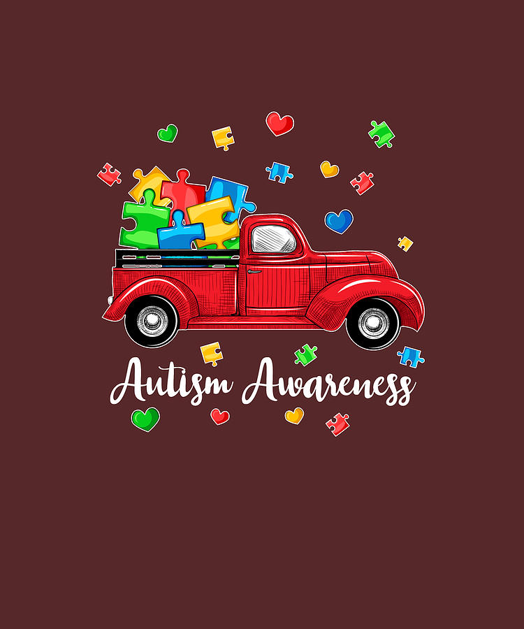 Autism Awareness Puzzle Pieces Heart