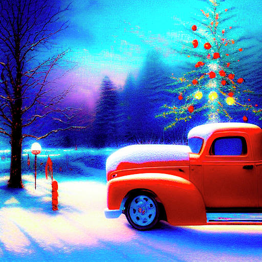 Red Truck Digital Art By James Inlow Fine Art America