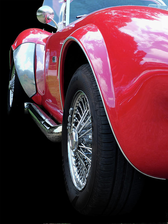 red Vintage AC Cobra Photograph by Philip Openshaw