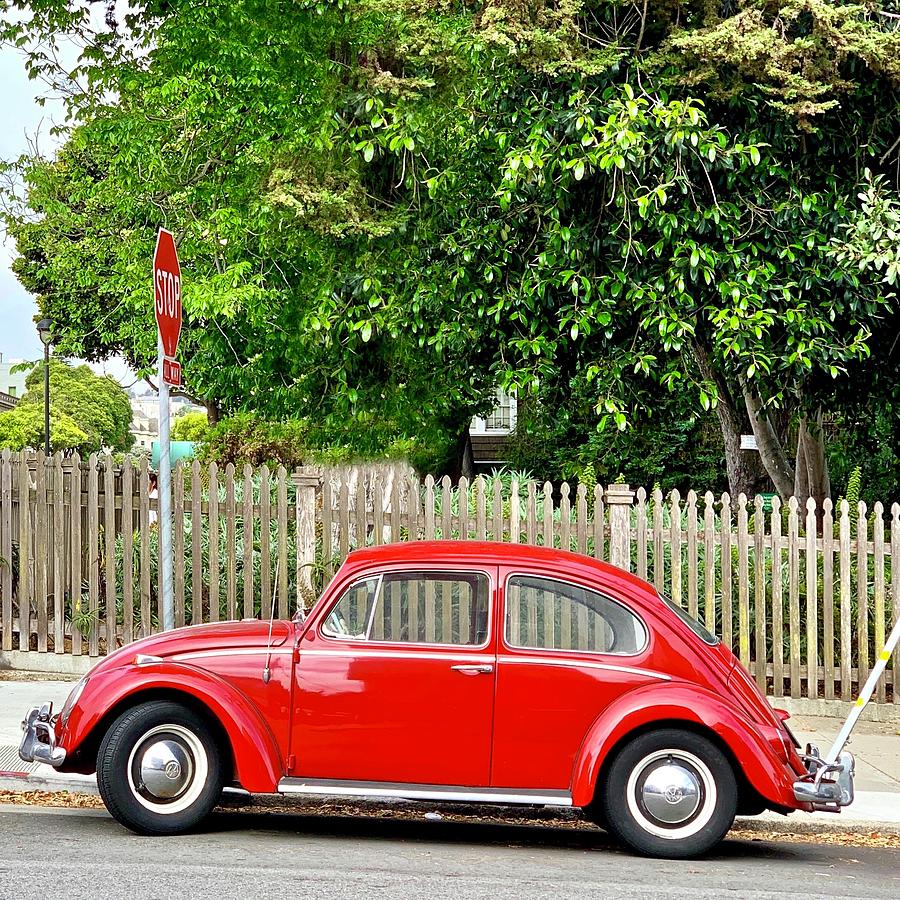 Red VW Bug Photograph by Julie Gebhardt