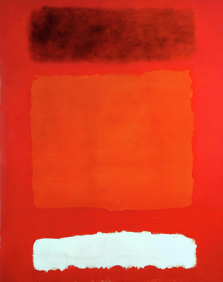 red white and brown - Mark Rothko Painting by Mark Rothko - Fine Art ...