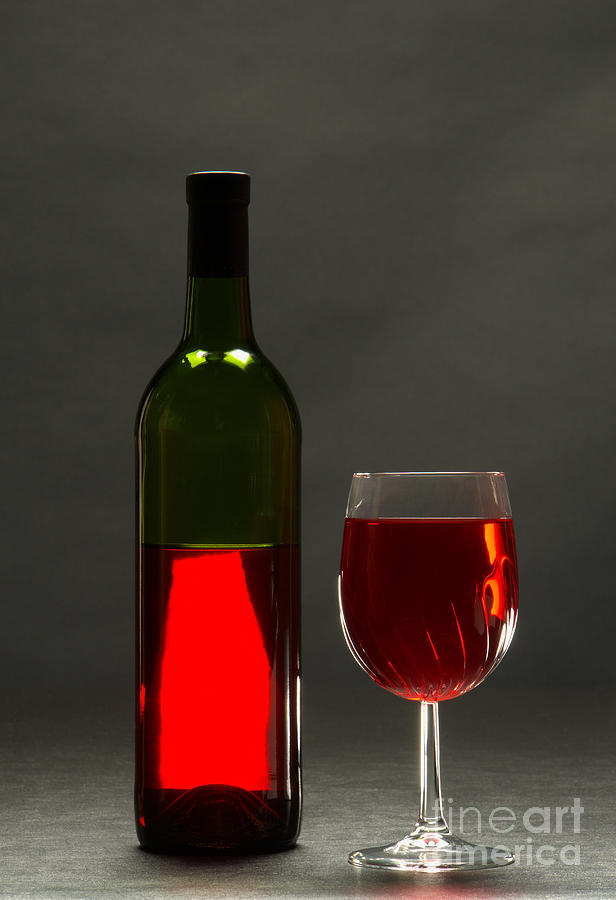 Wine Photograph - Red Wine is Served by Olivier Le Queinec