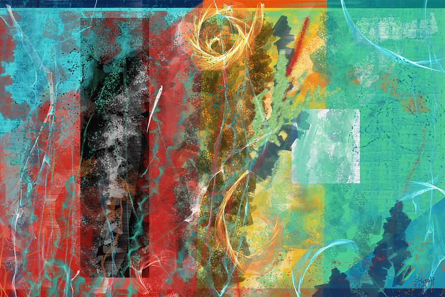 Red Yellow Blue and Green Digital Art by Sonja Kraft - Fine Art America