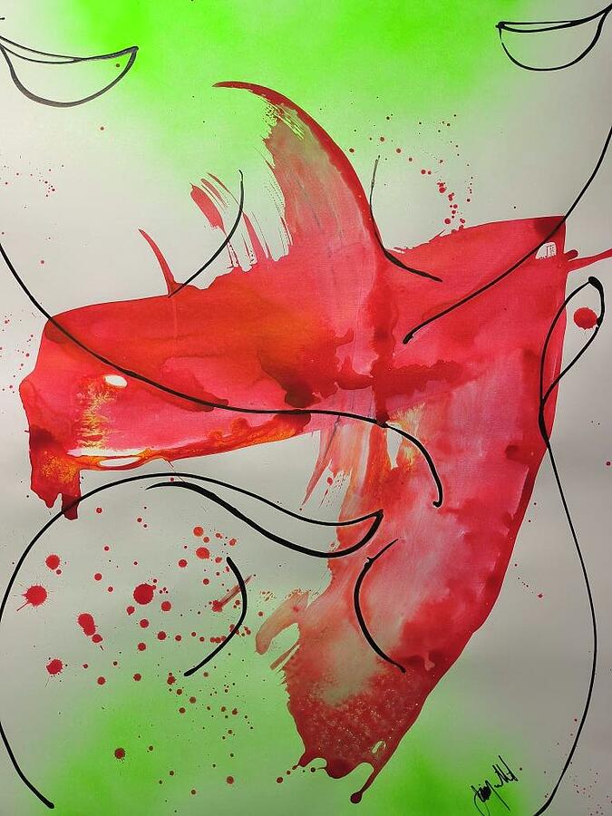 Red2 Painting by Jimmy Williams