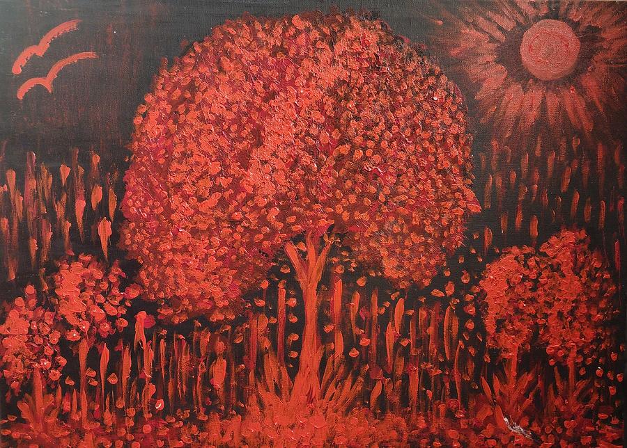 The Burning Bush Painting by Michael McEnteggart - Fine Art America