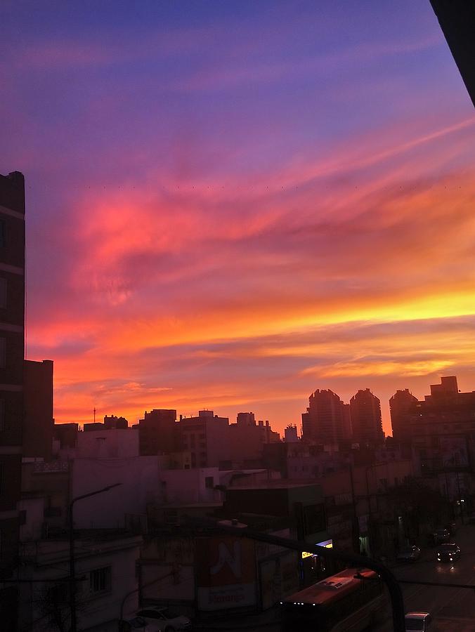 Reddish Sunset in the street Photograph by Antonella Nieva - Fine Art ...