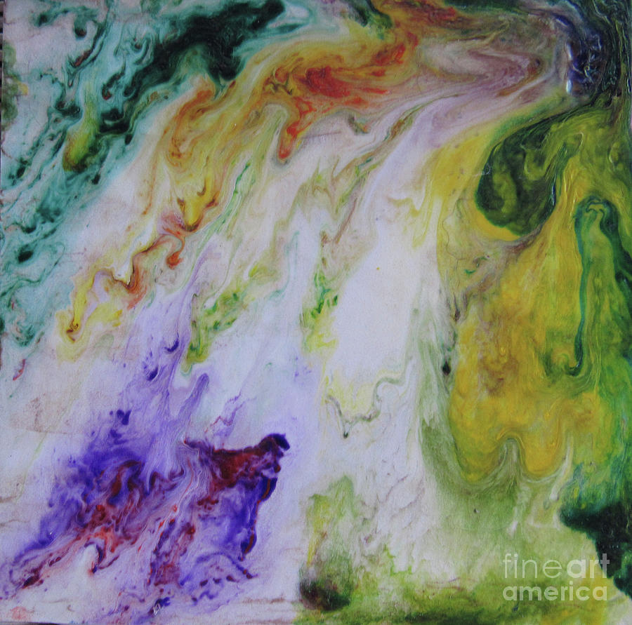Abstract Painting - Redemption by Tina Glass
