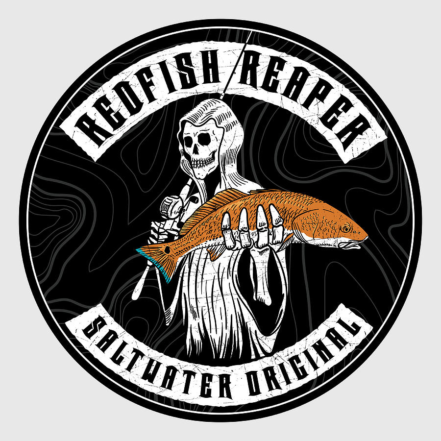 Redfish Reaper Digital Art by Kevin Putman