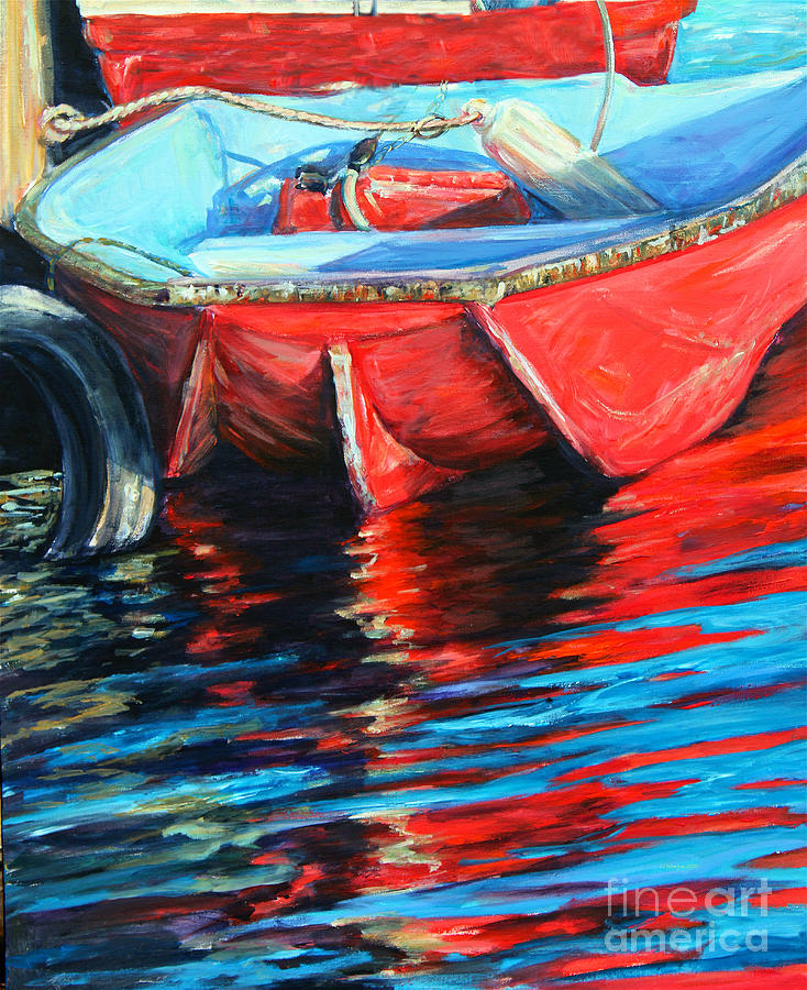 Redflections Painting by Li Newton