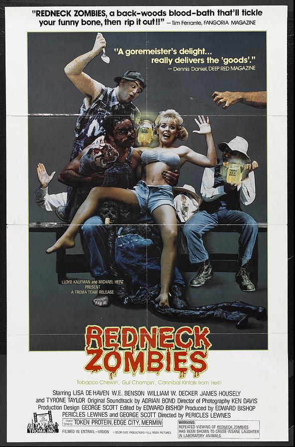 Redneck Zombies - 1989 - Vintage Movie Poster Photograph by Old ...