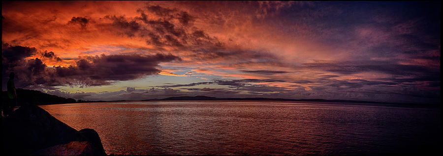 Redpatch Point sunset panorama Photograph by Andrei SKY