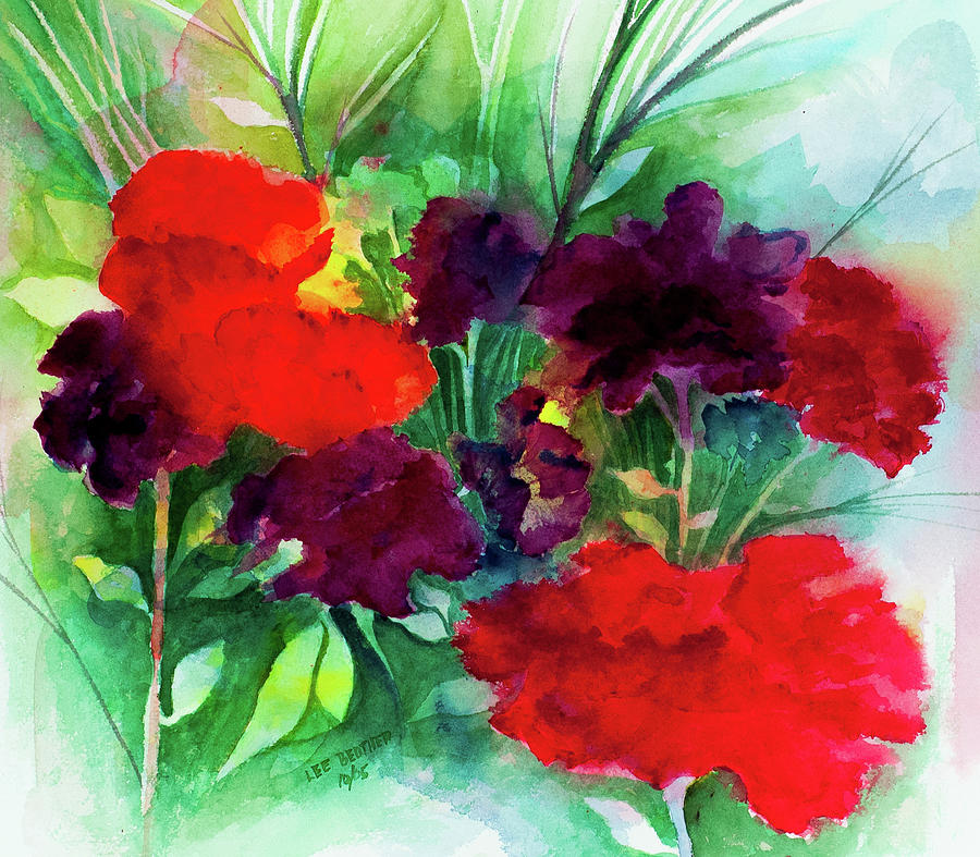 Reds and Purples Painting by Lee Beuther