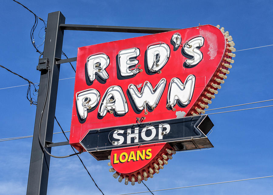 Architecture Photograph - Reds Pawn by Stephen Stookey