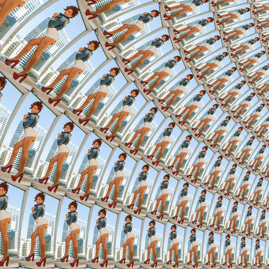 Redshoes Symphony Digital Art by Stephane Poirier