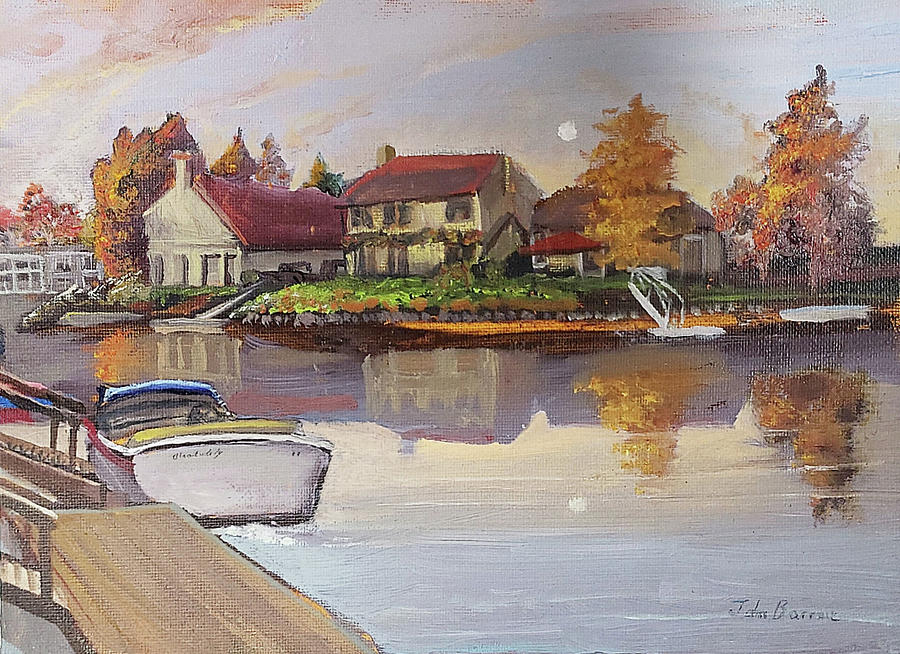 Redwood Shores Painting by John Barrows Redwood Shores Painting by John Barrows