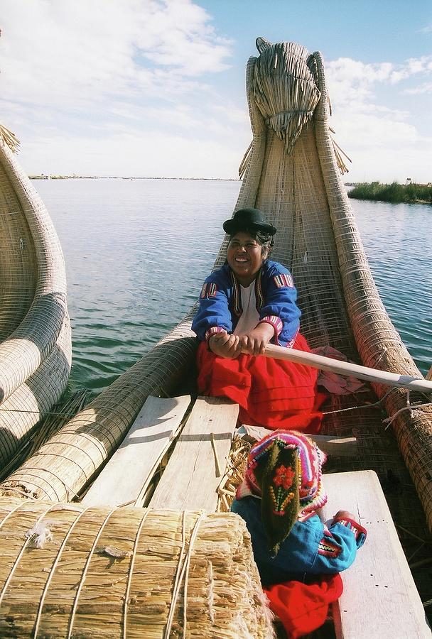 Reed Boats of Lake Titicaca Photograph by Heather Ormsby - Fine Art America