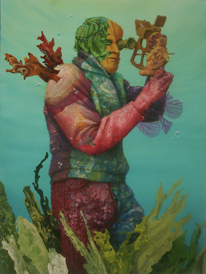 Reef Sighting Painting by Marguerite Chadwick-Juner