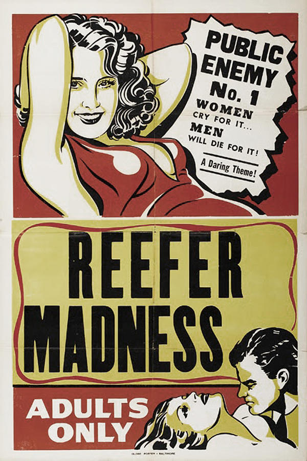 Reefer Madness Poster Painting by Tony Rubino