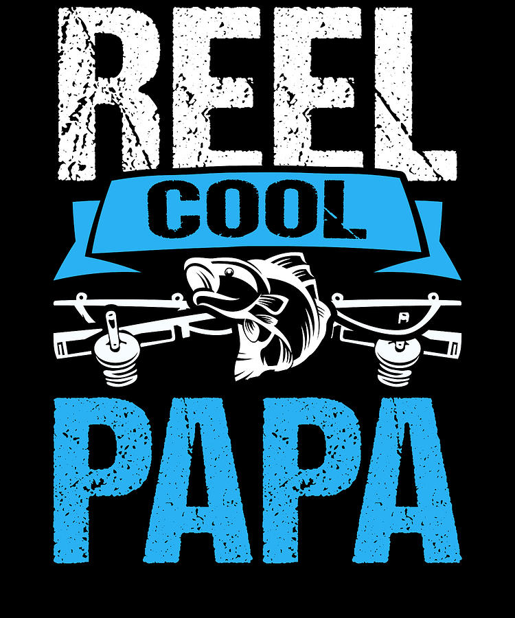Reel Cool Papa Gifts From Daughter Funny Fishing Shirt by Orange Pieces