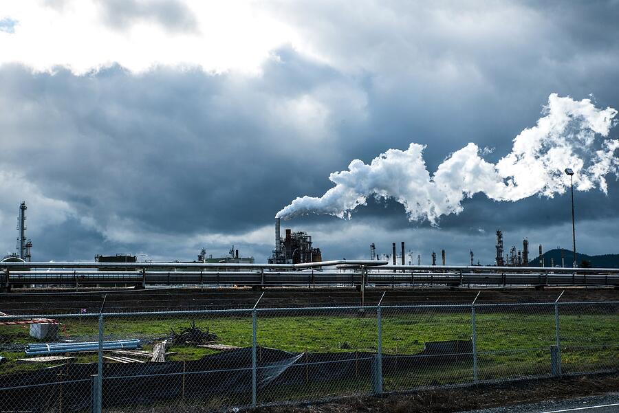 Refinery Steampunk Photograph by Tom Cochran
