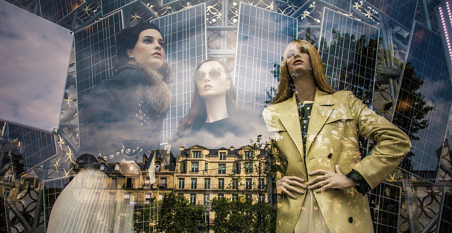 Reflected Reality of Paris France Photograph by David Perea - Fine Art ...