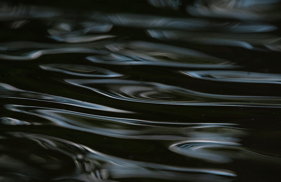 Abstract Photograph - Reflecting, Minimalism, Simple Art, Light and Water 5 by Eric Abernethy