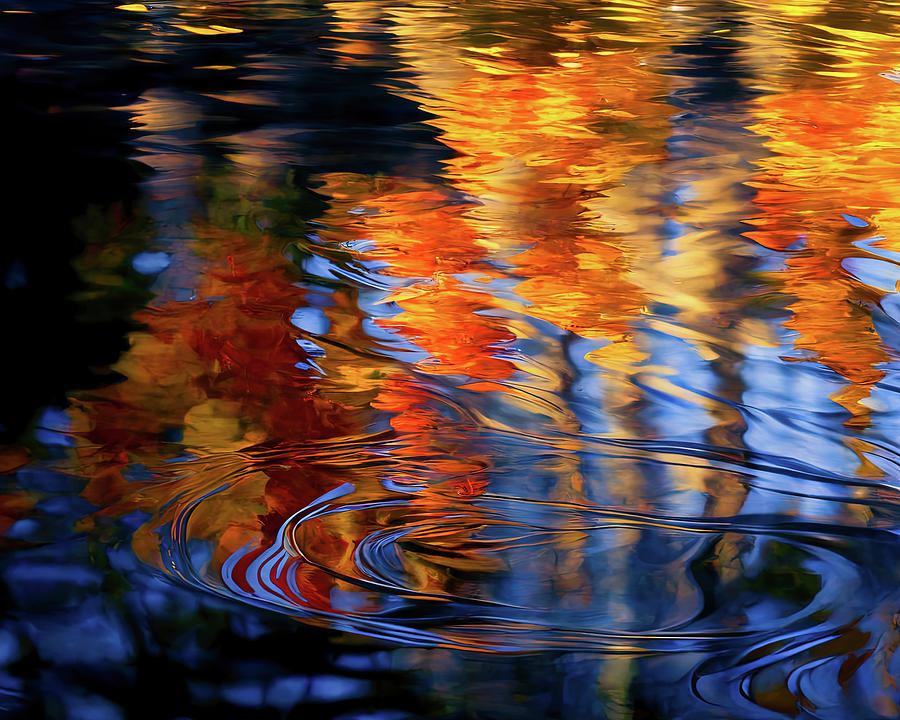Reflecting On Autumn In North Georgia Photograph by Mark Tisdale