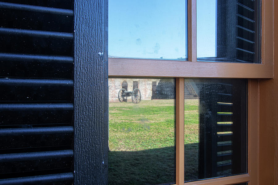 Reflecting on History at Fort Macon State Park Photograph by Bob Decker