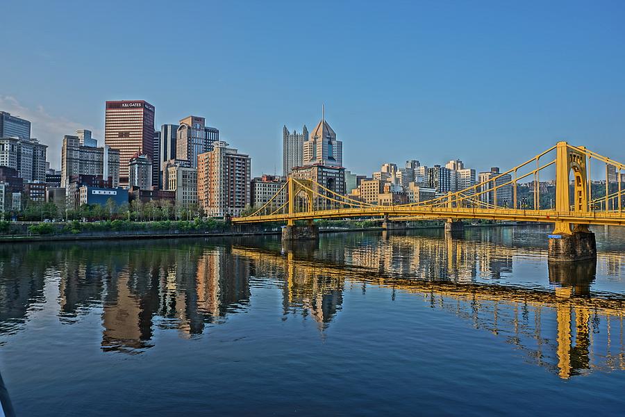 Reflecting on Pittsburgh Photograph by Patricia Caron