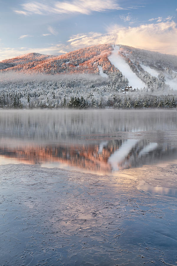 Reflecting on the Beginning of Winter Photograph by Darylann Leonard Photography