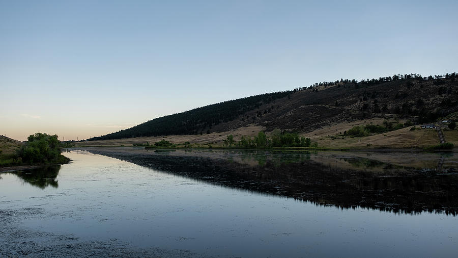 Reflection at Dixon Reservoir  Photograph by Monte Stevens