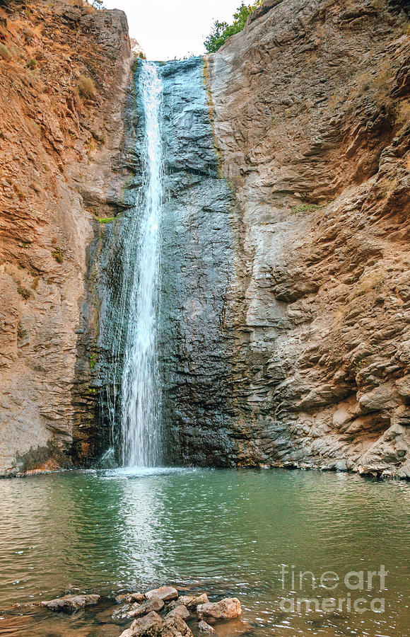 Reflection At Jump Creek Waterfall Photograph by Robert Bales - Fine ...