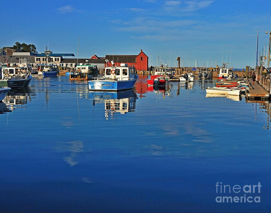 Reflection at Rockport Photograph by Steve Brown