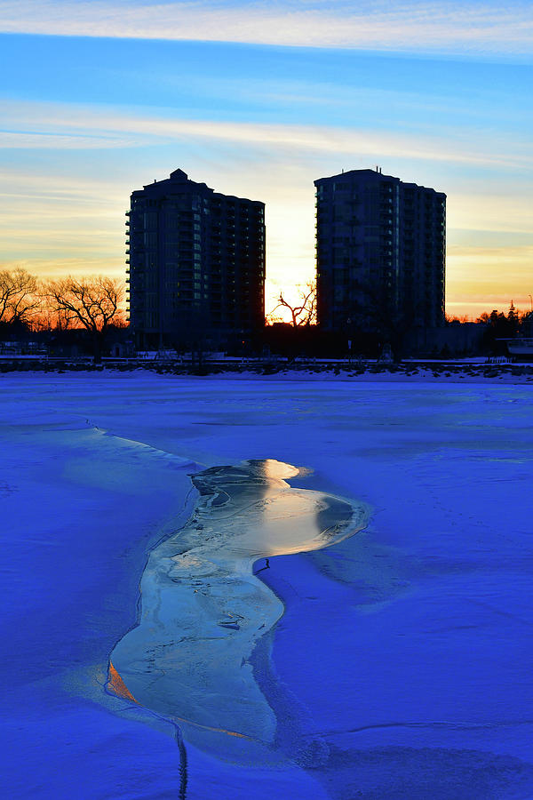 Reflection in New Ice Photograph by Lyle Crump - Pixels