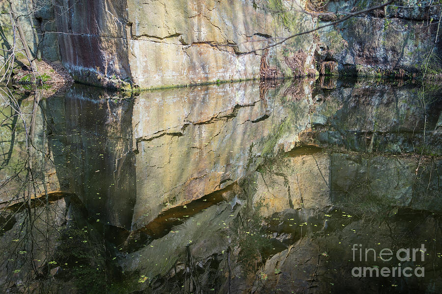 Reflection in the quarry 2 Photograph by Adriana Mueller