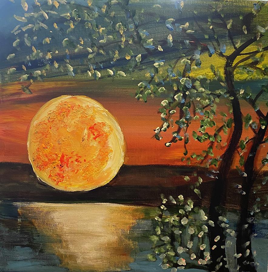 Reflection Painting by Kathy Bee