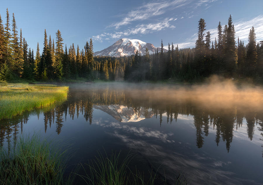 Reflection Lake Photograph by David Dinette | Pixels