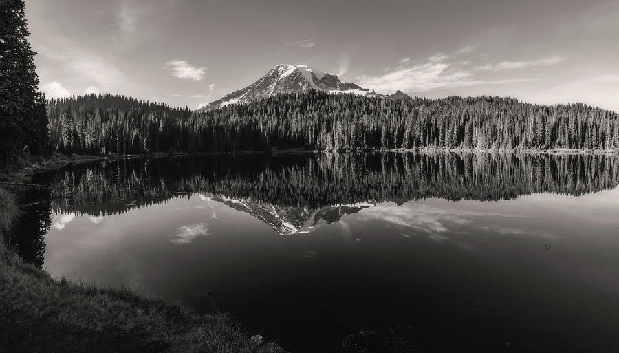 Reflection Lake Photograph by Robert J Wagner
