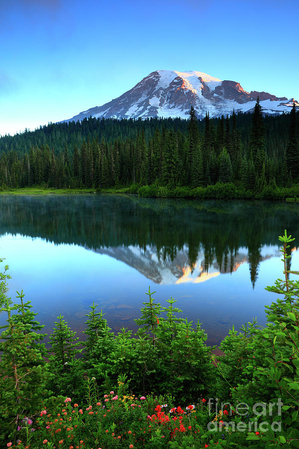 Reflection Lake Photograph by Tami Boelter