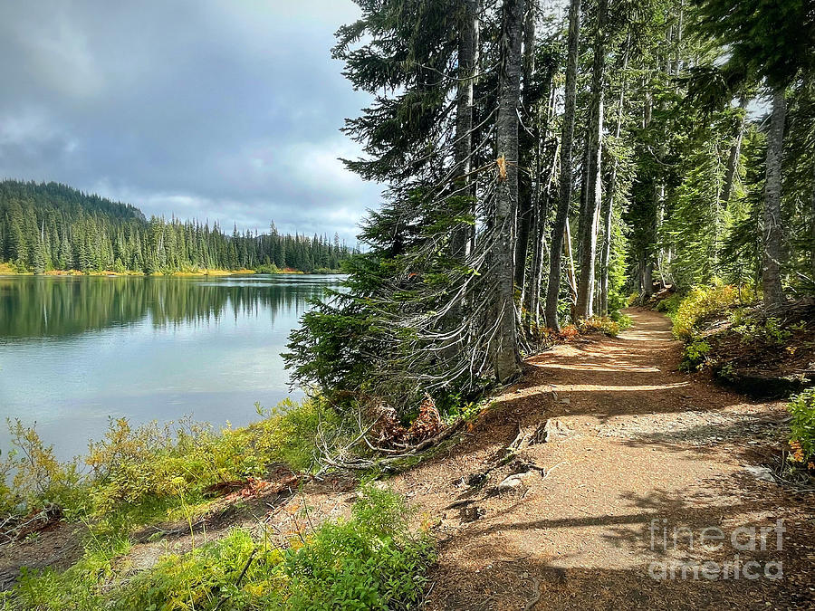 Reflection Lakes Trail Photograph by Carol Groenen