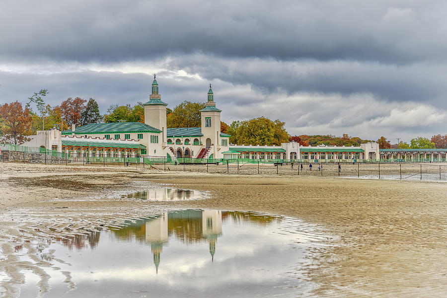 Reflections at Playland Photograph by Penny Polakoff