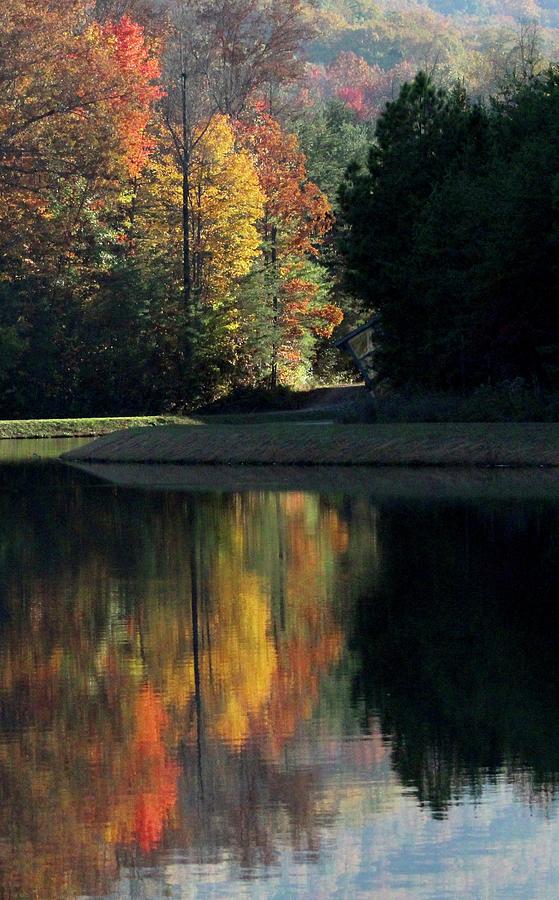 Reflections for Fall Photograph by Micky Roberts