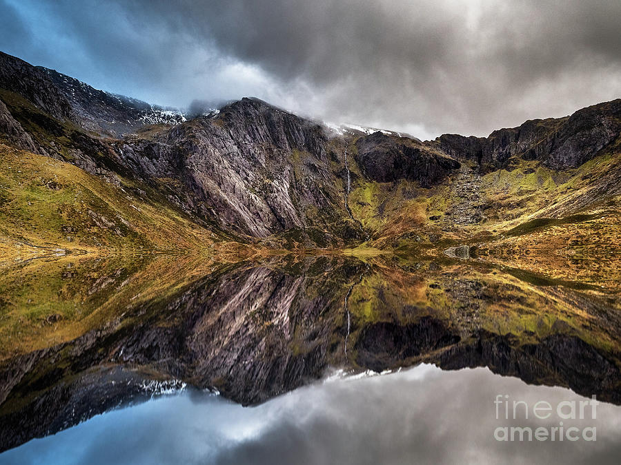 Cwm Photograph - Reflections from Cwm Idwal by Andrew George Photography Cwm Photograph - Reflections from Cwm Idwal by Andrew George Photography
