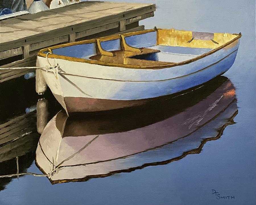 Boat Painting - Reflections II by Daniel Smith