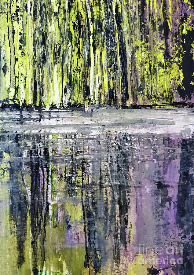 Reflections in a Swamp 2 Painting by Sharon Williams Eng